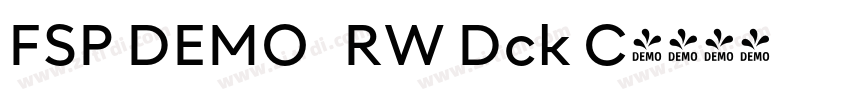 FSP DEMO   RW Dck C字体转换